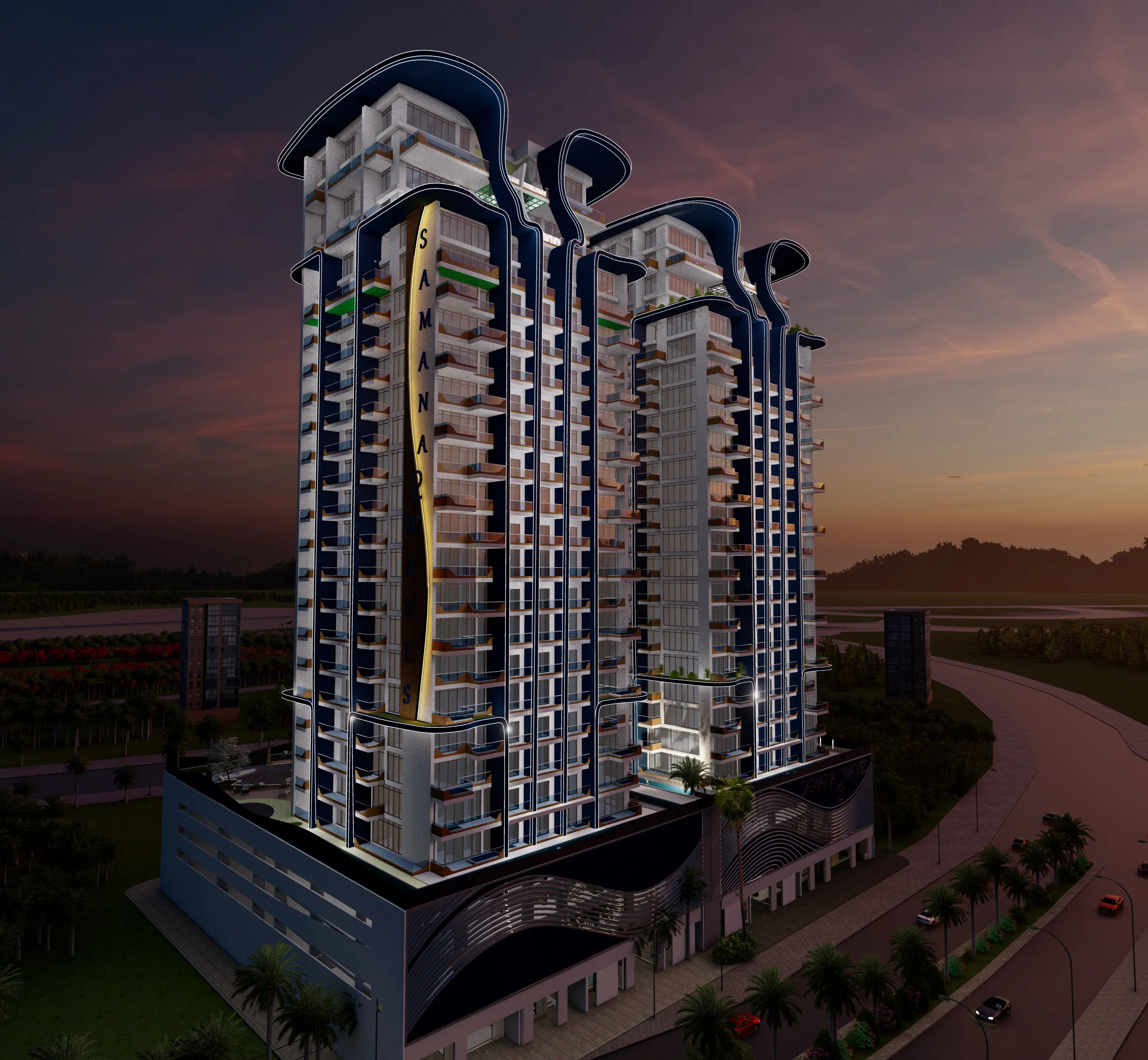 Samana Waves 2 at Jumeirah Village Circle - Samana Developers