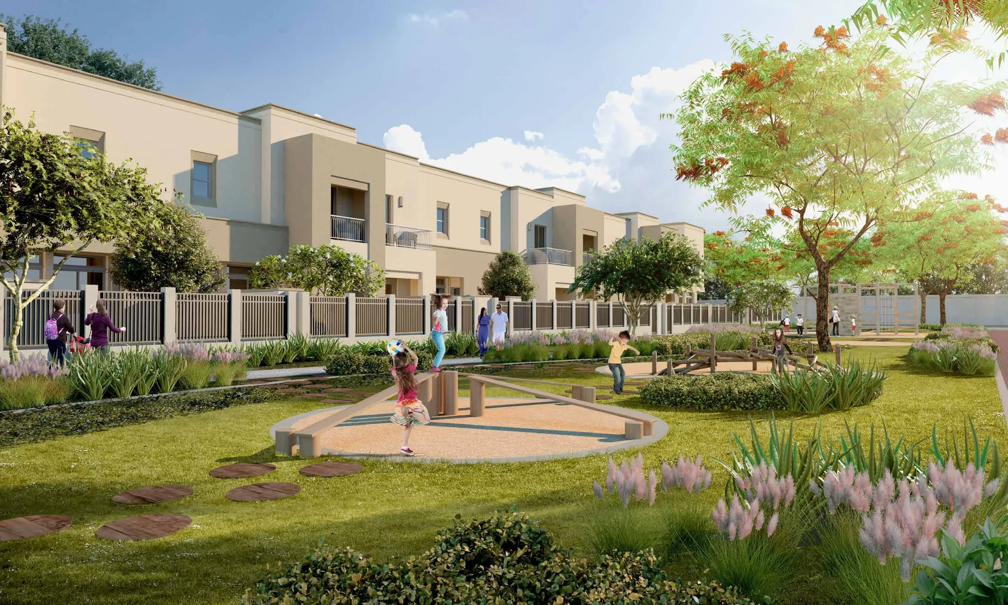 Naseem Townhouses at Town Square Dubai - Nshama Properties