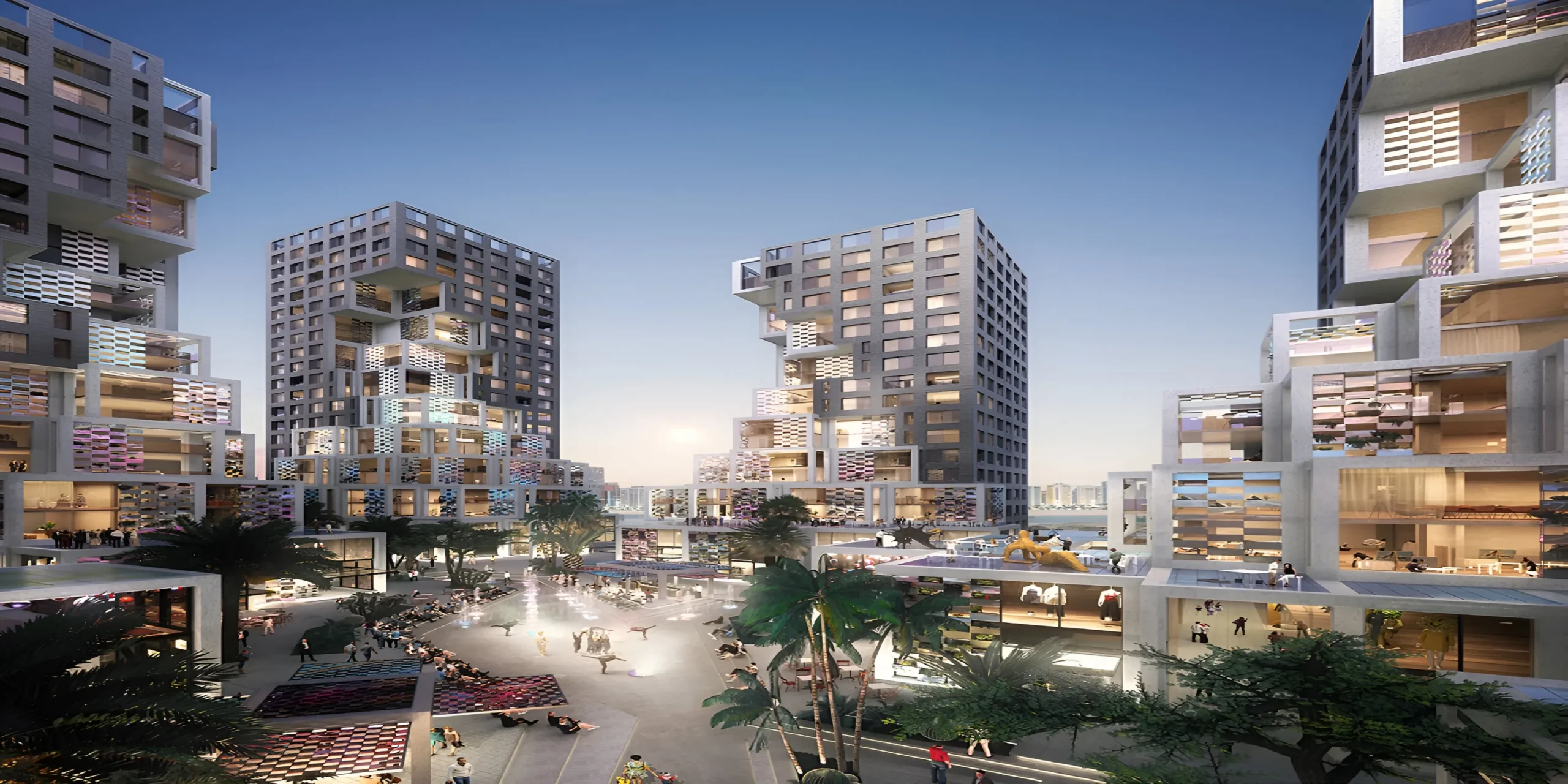 Pixel Towers at Al Reem Island, Abu Dhabi