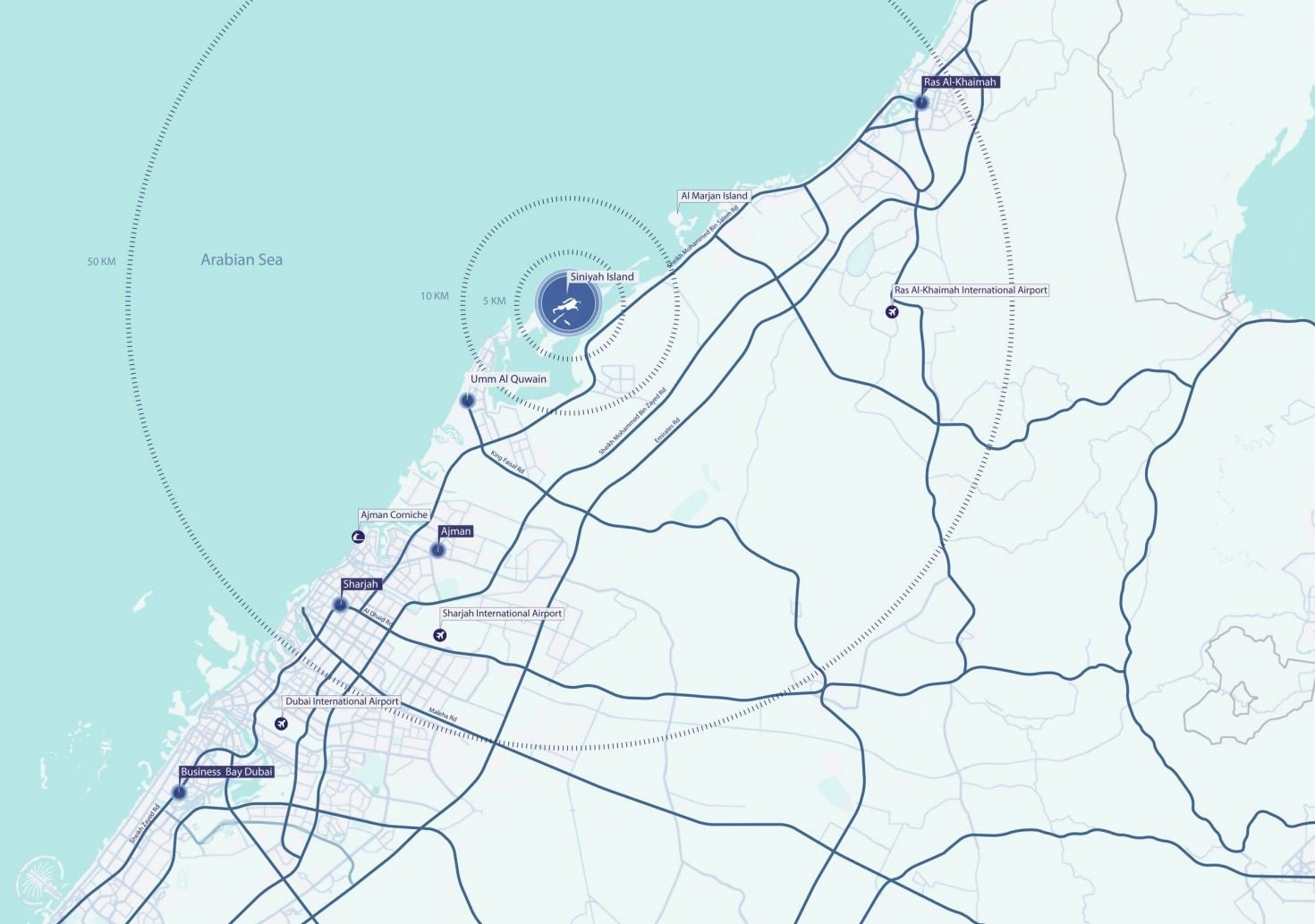 Sobha Siniya Island at Umm Al Quwain